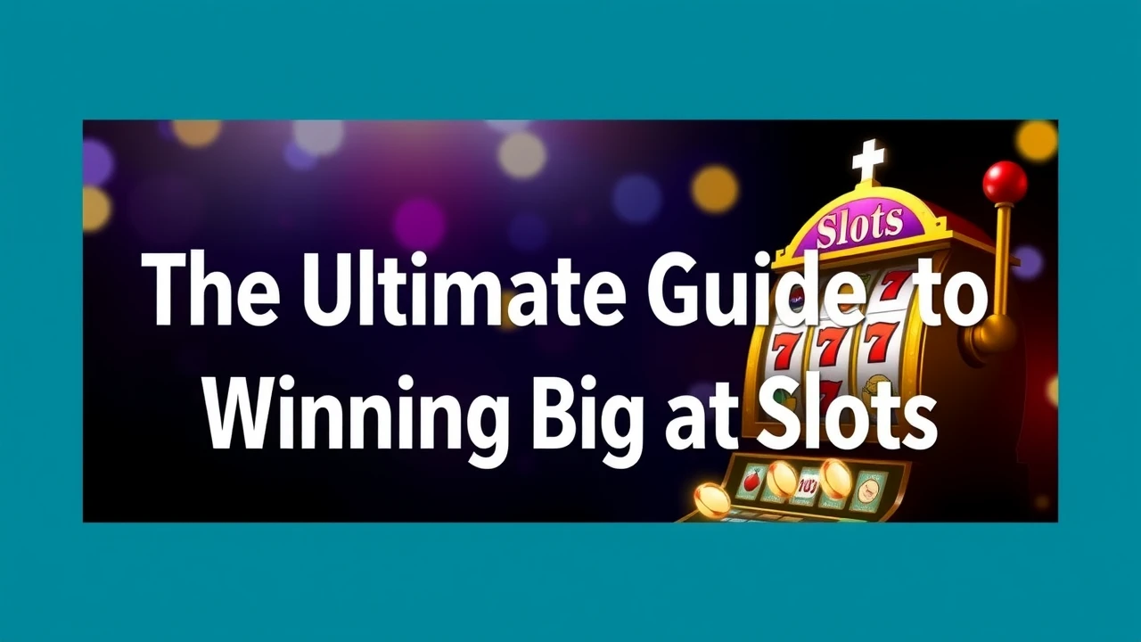 The Ultimate Guide to Winning Big at Slots